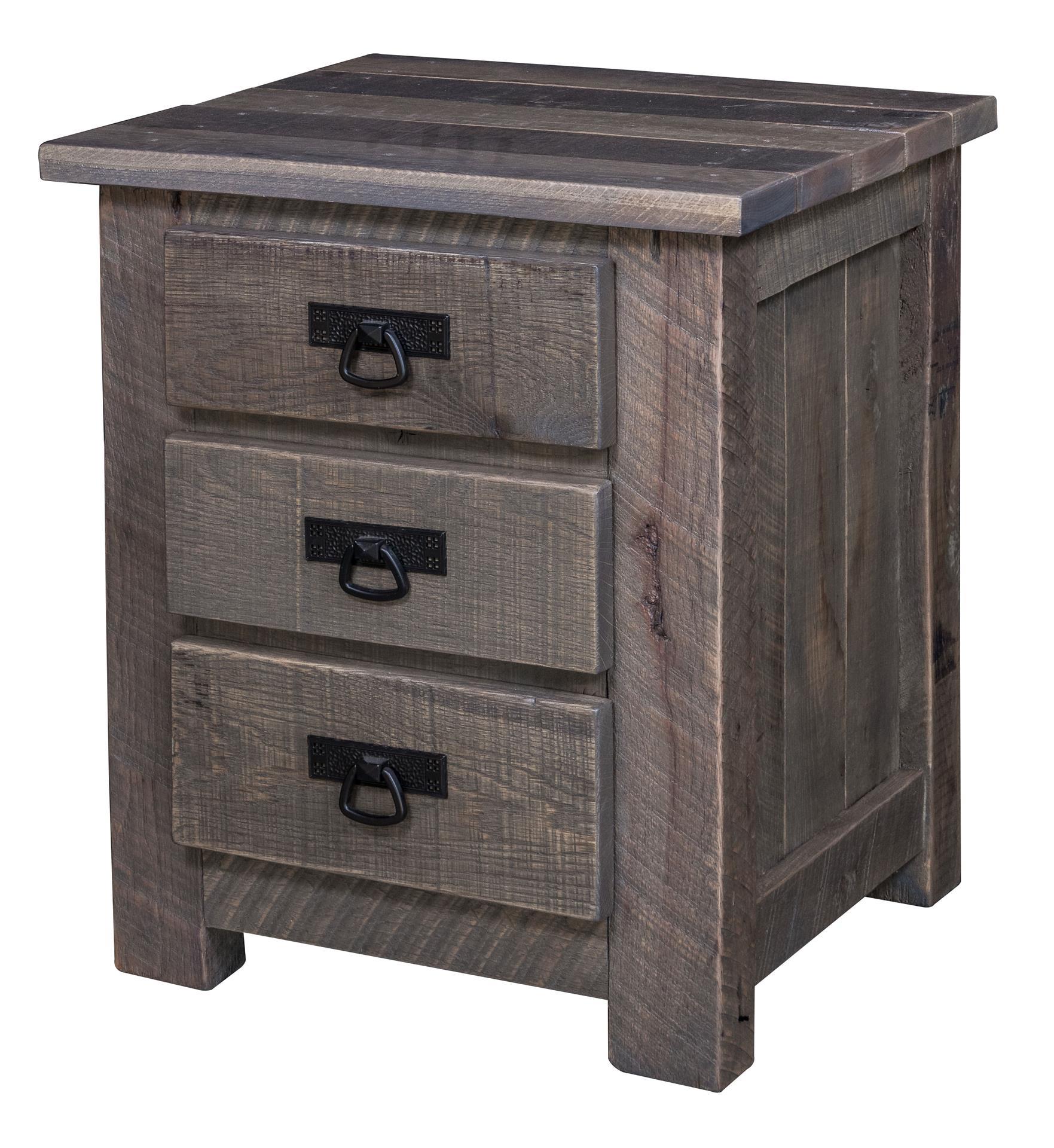 Reclaimed Pallet Wood Nightstand