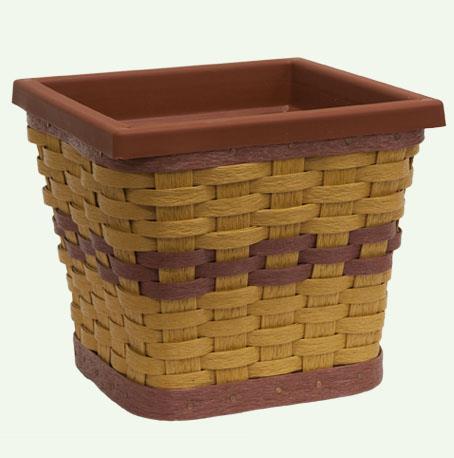 Hand Woven Recycled Plastic Planter Basket from Eco ...