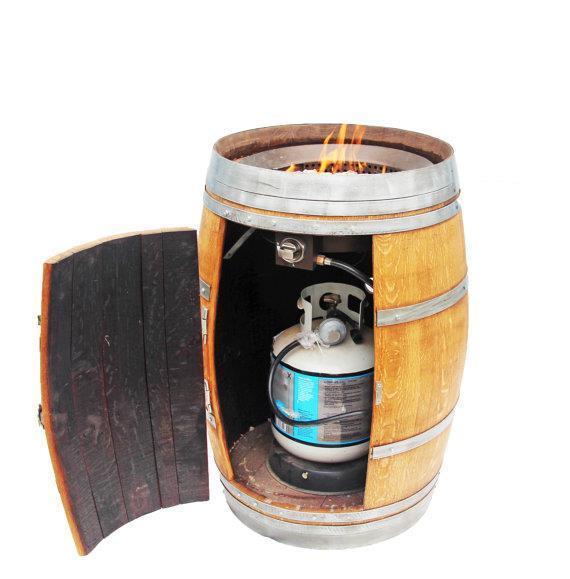 Whiskey Barrel Fire Pit From Eco Friendly Digs