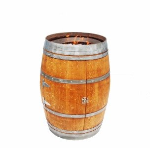 Whiskey Barrel Fire Pit From Eco Friendly Digs