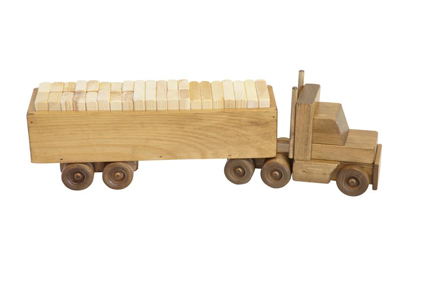 Toy Block Truck From Eco Friendly Digs American Made Wooden Toy Block Truck